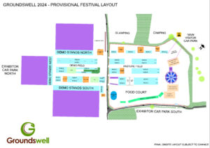 Groundswell 2024 - Provisional Exhibitor Layout
